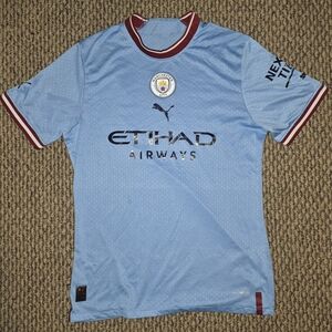 Puma Men's Sky Blue Manchester City Jersey